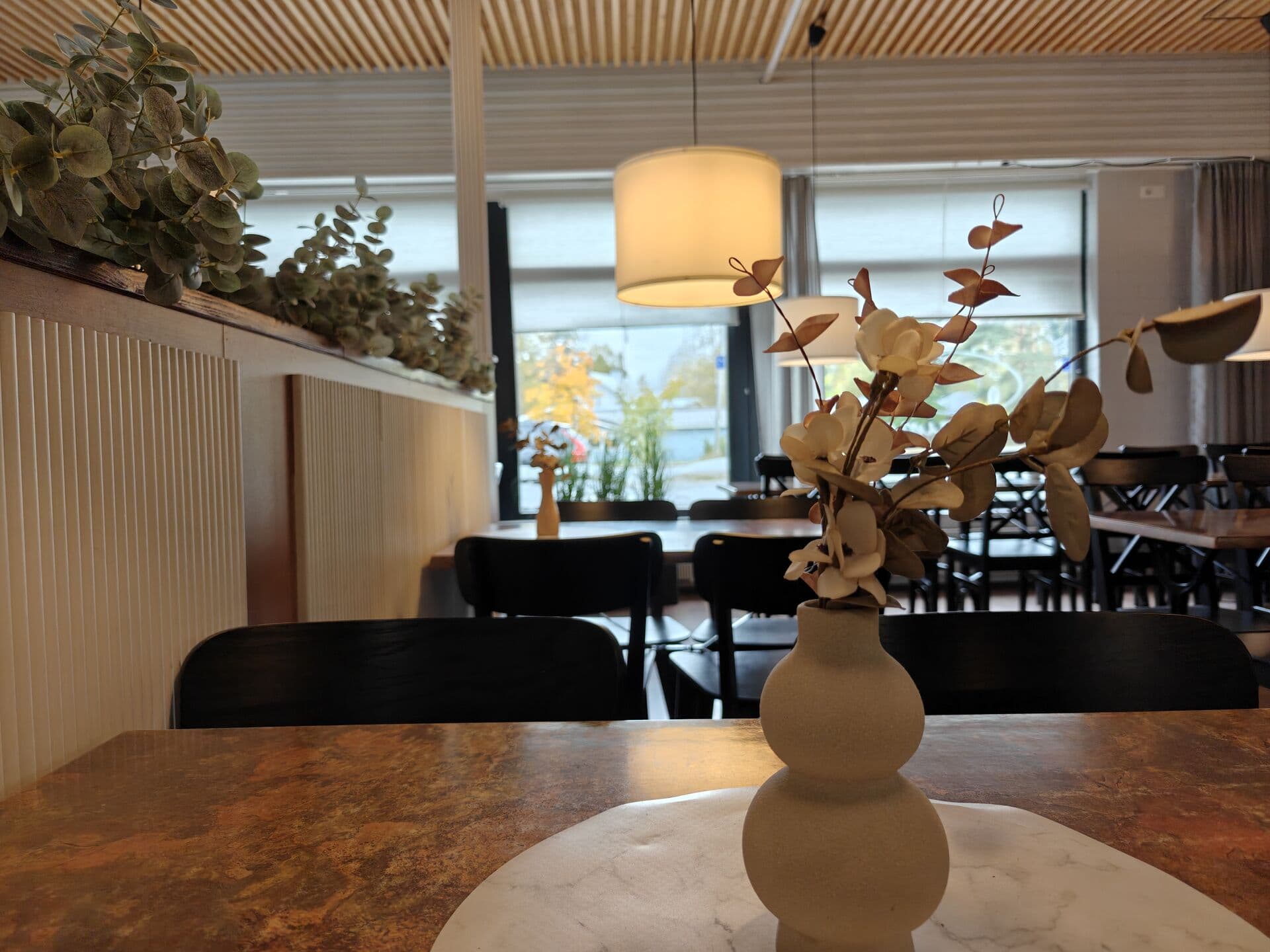 Ravintolan sisätilat